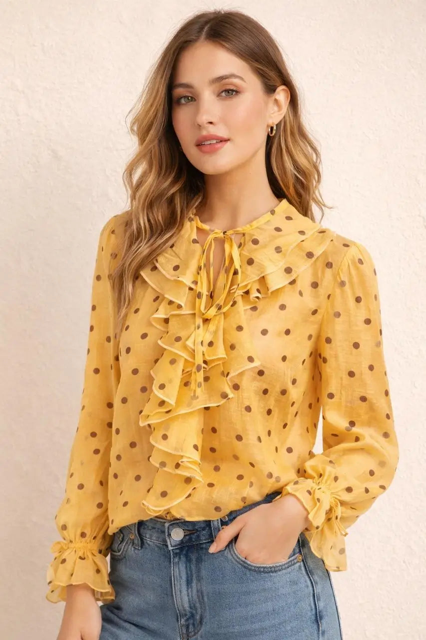 Polka Dot Blouse