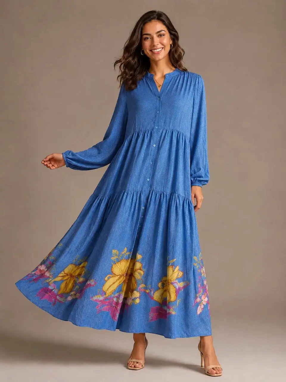 Sunset Bloom Dress