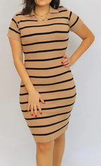 Striped Knit Dress
