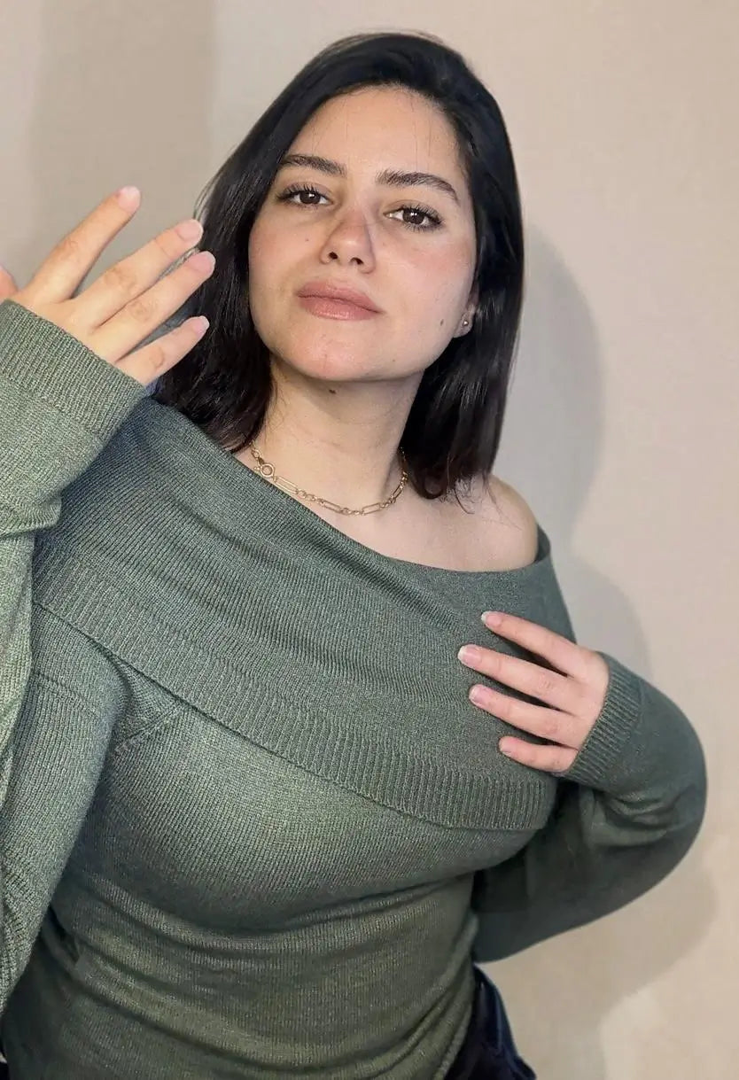 Off-Shoulder Pullover