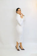 Elegant Turtleneck Midi