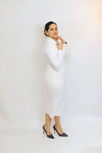 Elegant Turtleneck Midi