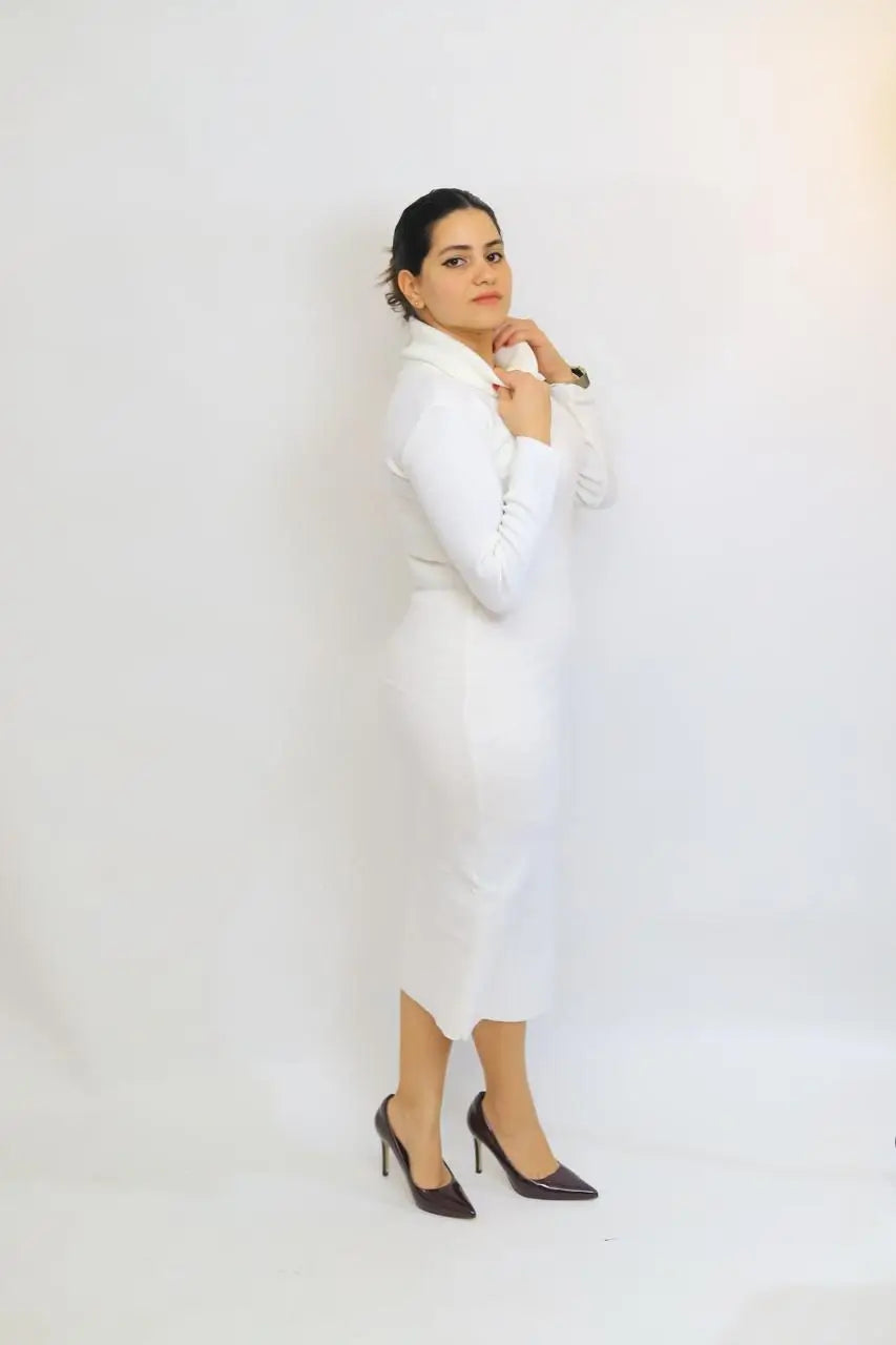 Elegant Turtleneck Midi
