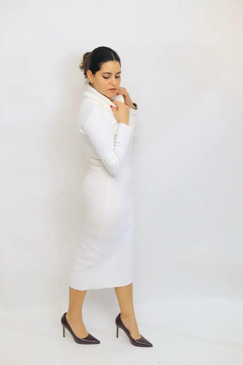 Elegant Turtleneck Midi