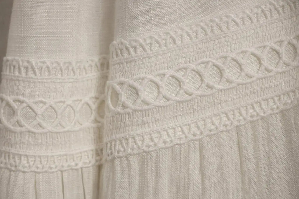 Linen maxi skirt