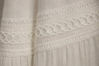 Linen maxi skirt