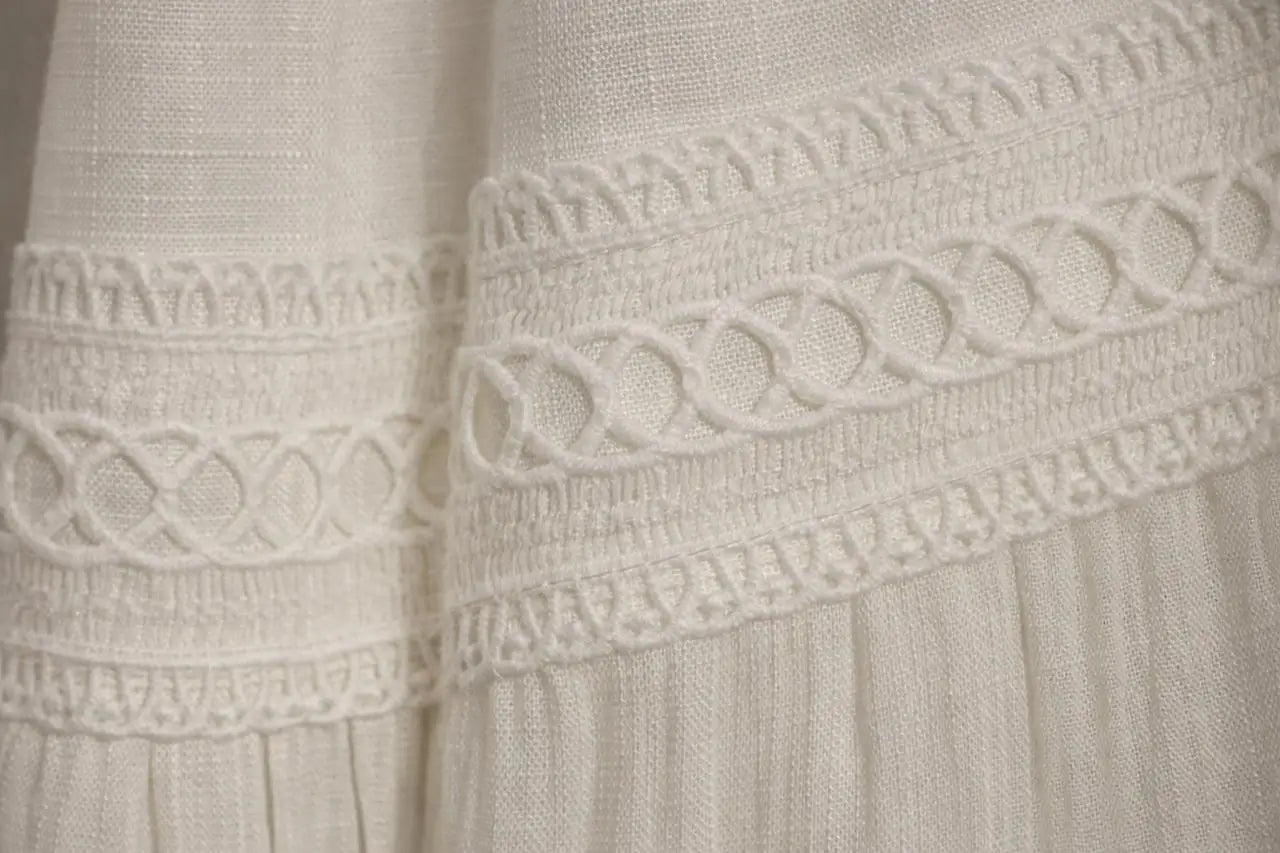 Linen maxi skirt