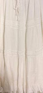Linen maxi skirt
