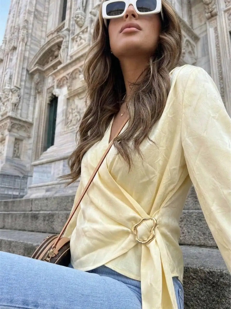 Elegant Satin Blouse