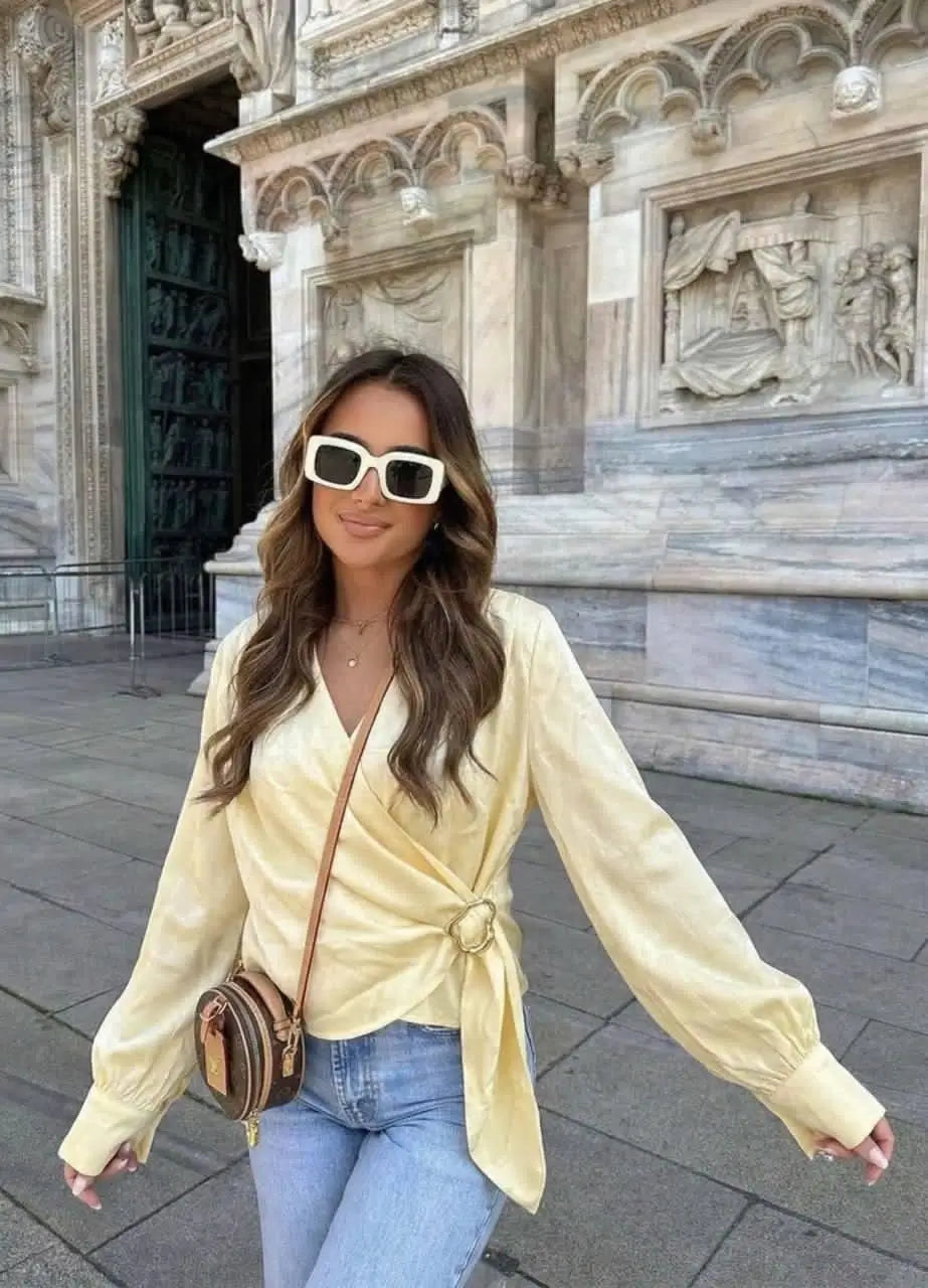 Elegant Satin Blouse