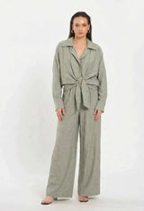linen suit