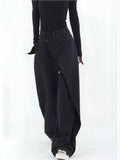 Asymmetric Wrap Pants