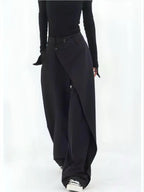 Asymmetric Wrap Pants