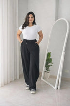 Asymmetric Wrap Pants