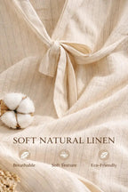 Pure Linen Summer Blouse