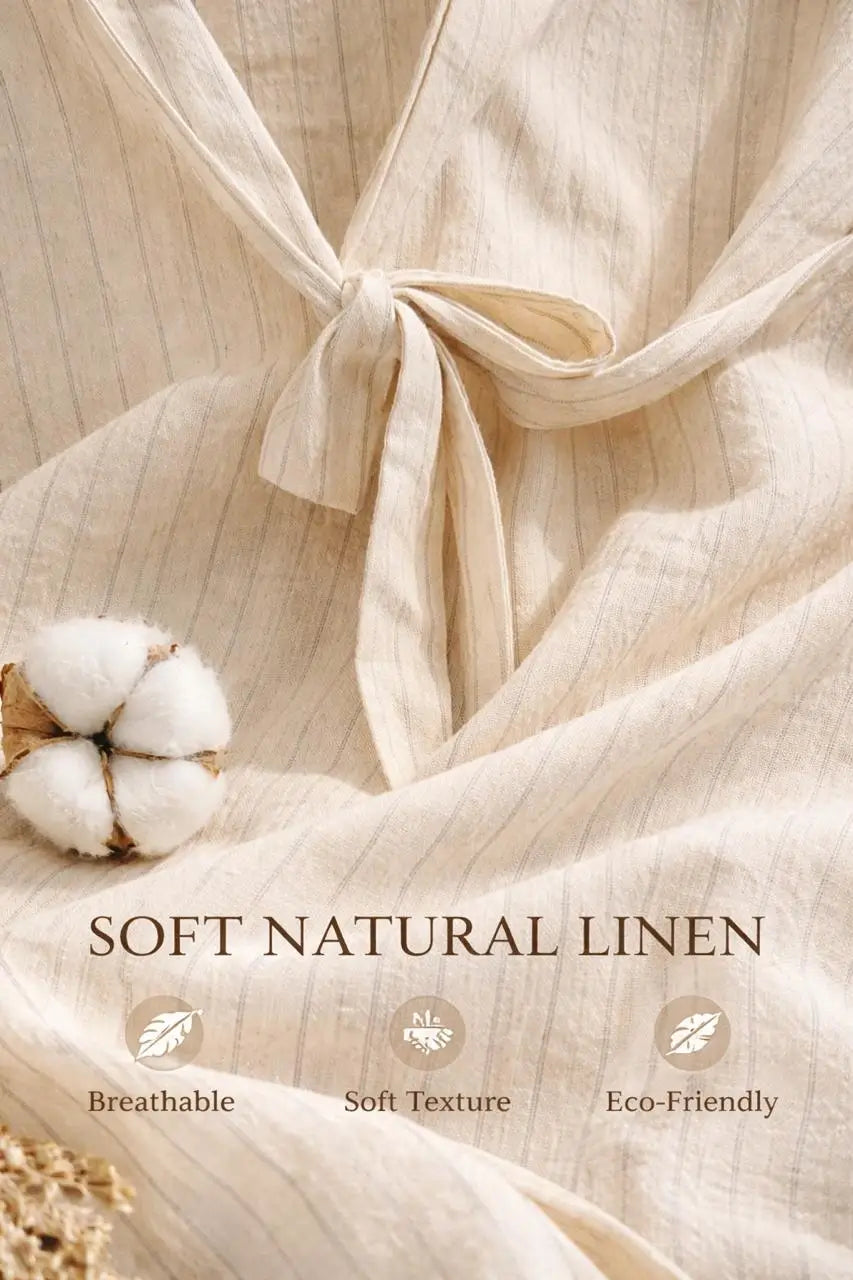 Pure Linen Summer Blouse