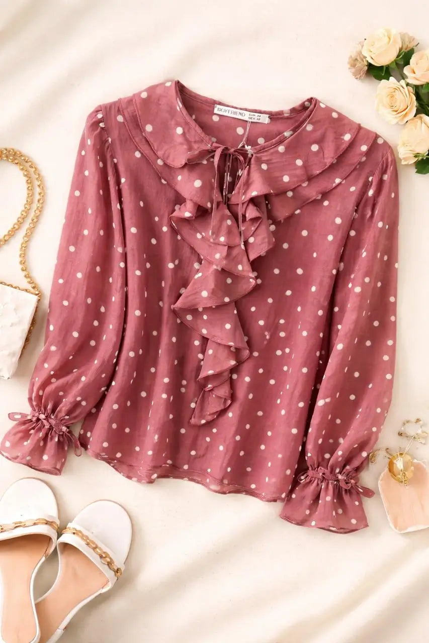 Polka Dot Blouse