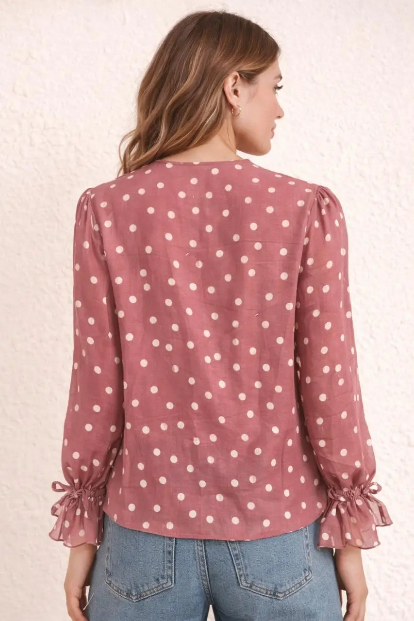 Polka Dot Blouse