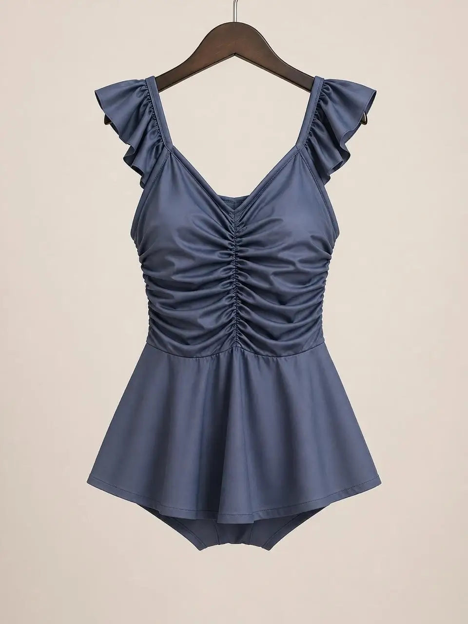 Elegant Ruffle Swim Dress
