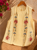 Handmade Linen Boho Blouse