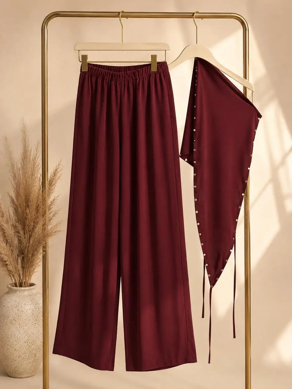 Scarf Pants Set