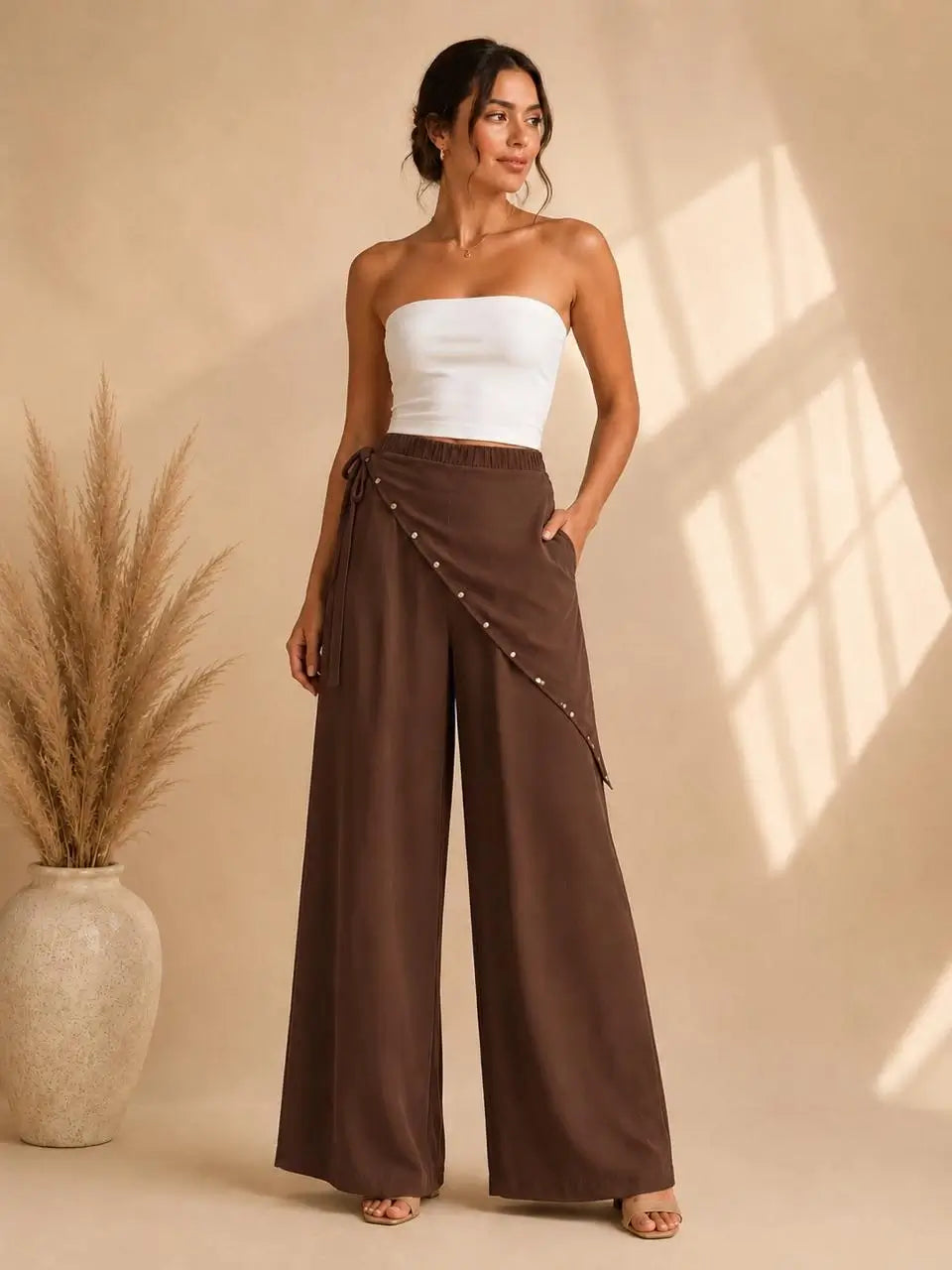 Scarf Pants Set