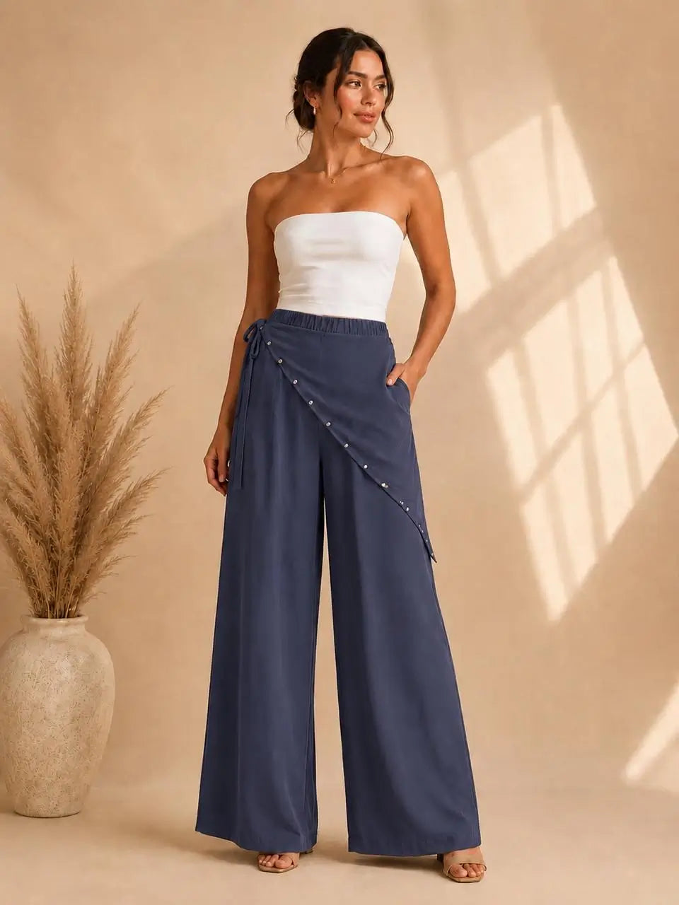 Scarf Pants Set