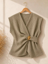 Bubble Crepe Blouse