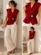 Bubble Crepe Blouse