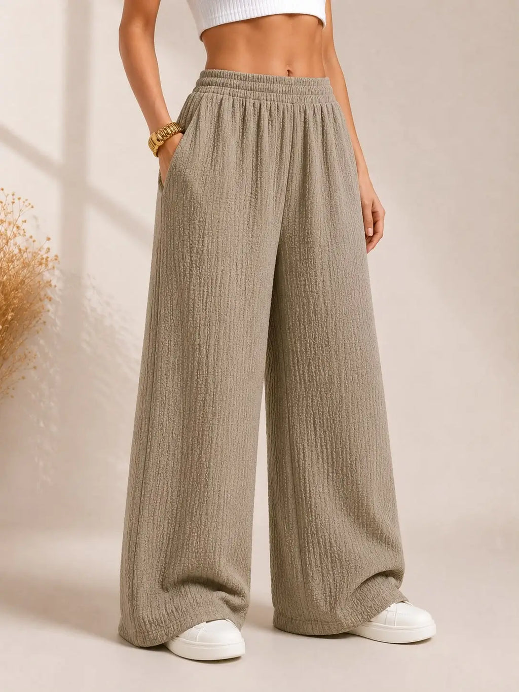 Bubble Crepe Pant