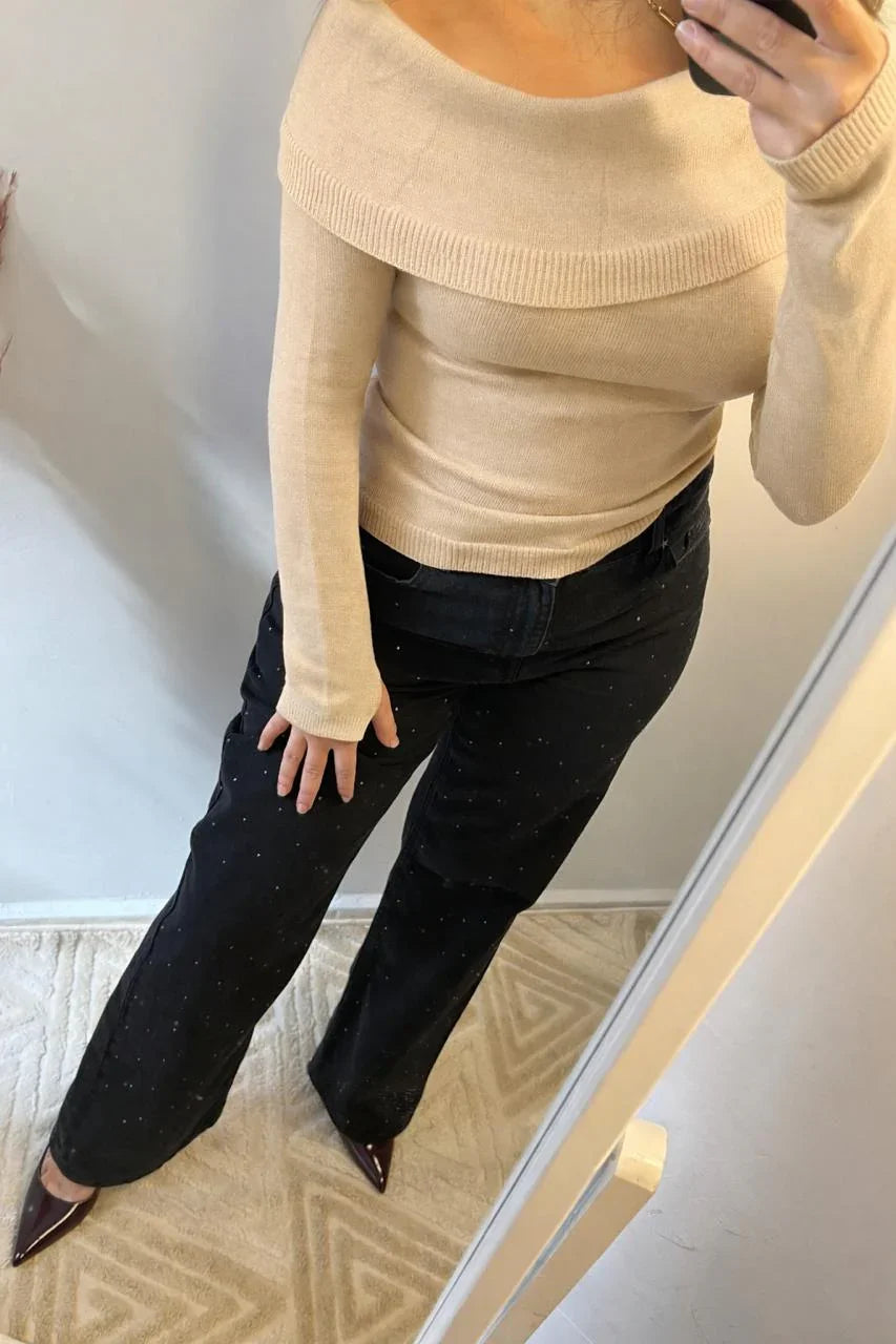 Off-Shoulder Pullover