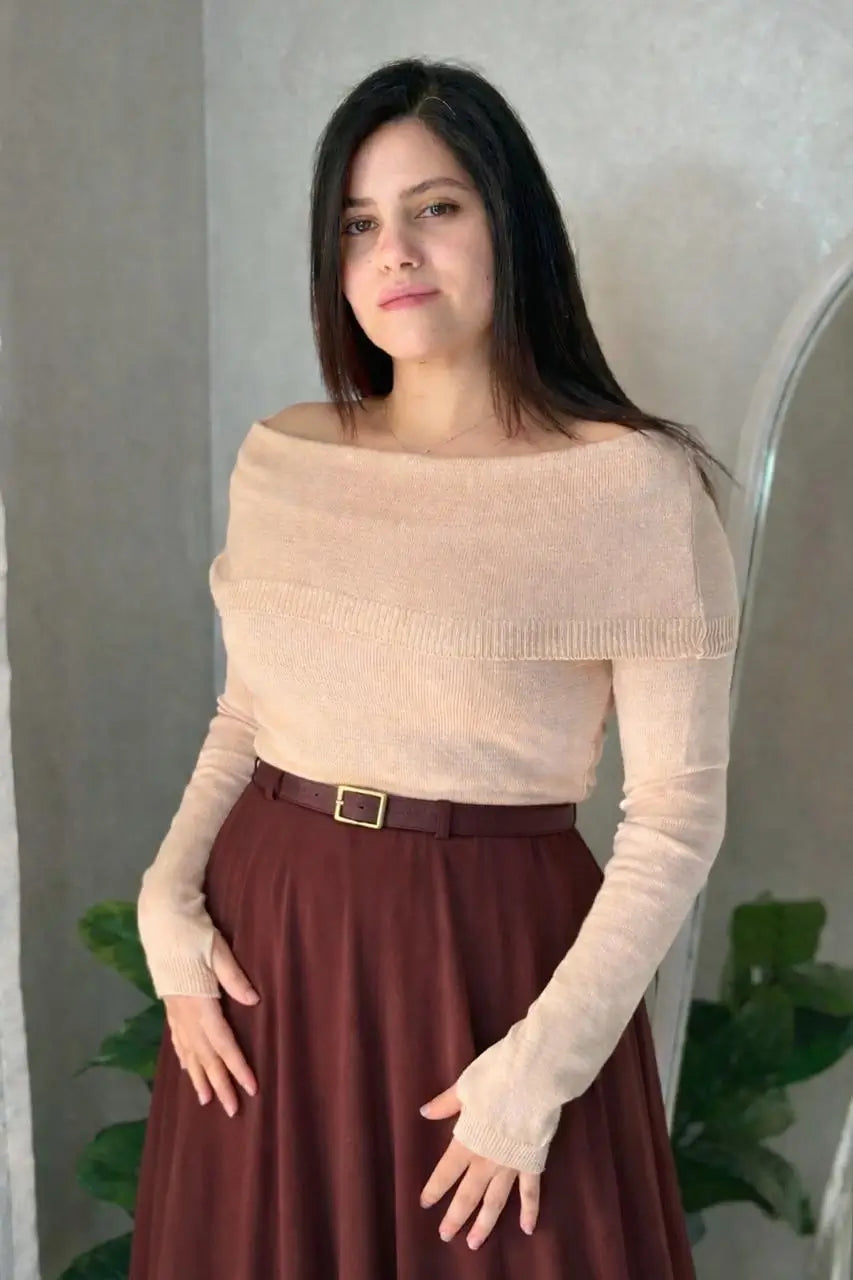 Off-Shoulder Pullover