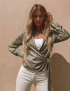Elegant Satin Blouse