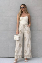 Embroidered Pants