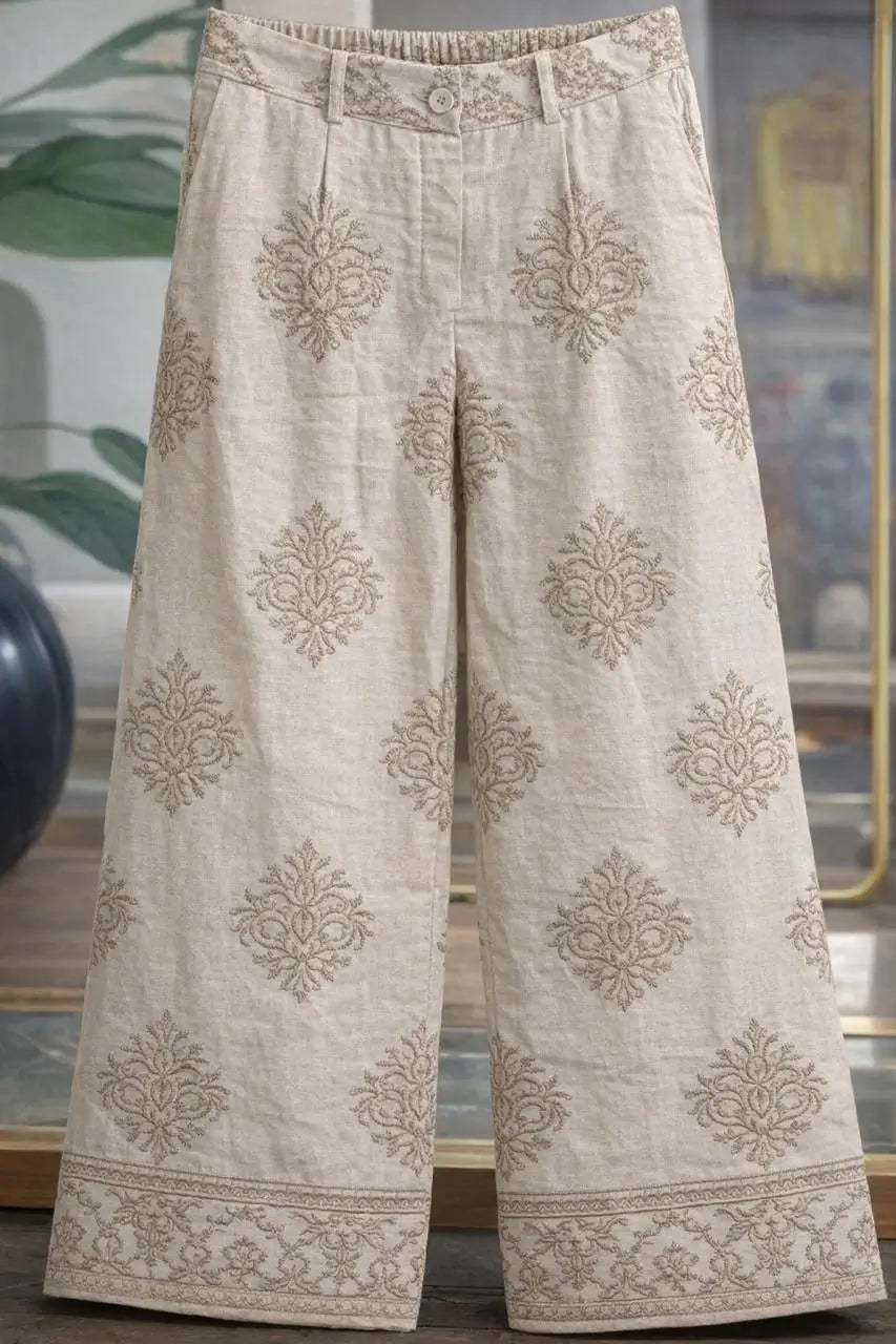 Embroidered Pants