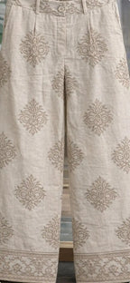 Embroidered Pants