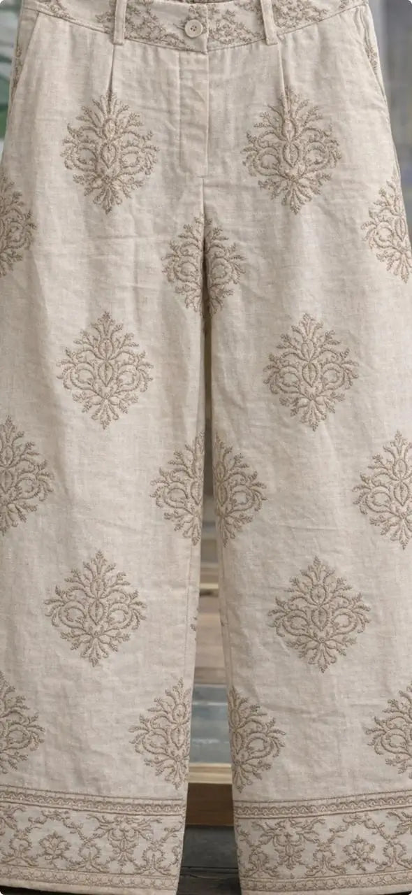 Embroidered Pants