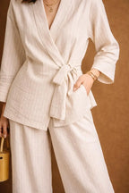 linen suit