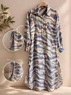 Silk Shirt Dress