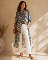 Silk Shirt Dress