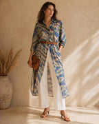 Silk Shirt Dress