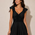 Elegant Ruffle Swim Dress