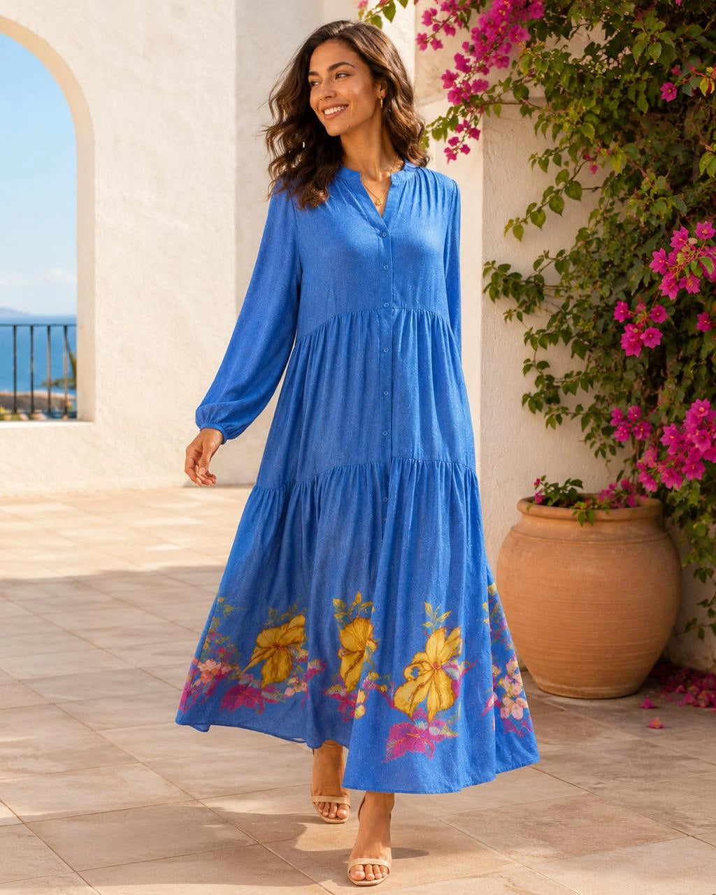 Sunset Bloom Dress